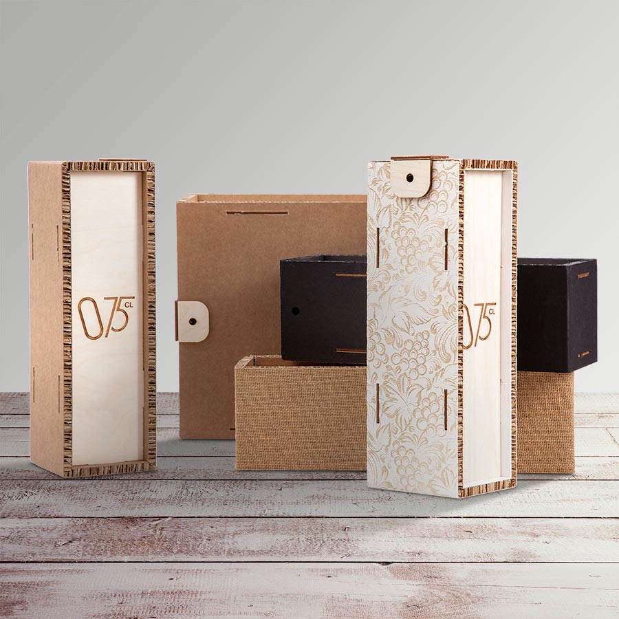 box eco cartone legno - 075cl-ambientata